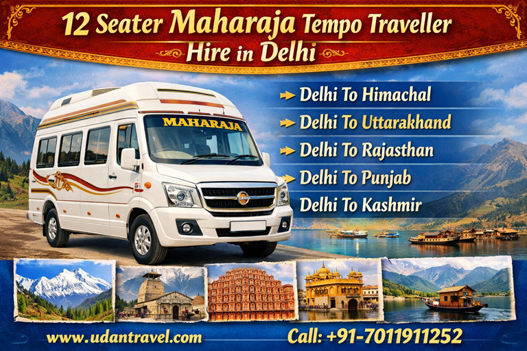 Maharaja Tempo traveller in Delhi.png